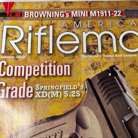 American Rifleman NRA Magazine January 2012 Vol 160 No 1 u National Rifle Associ - Picture 2 of 10